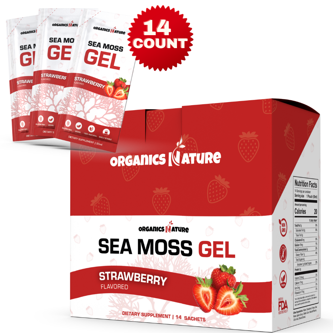 organics nature sea moss gel sachet