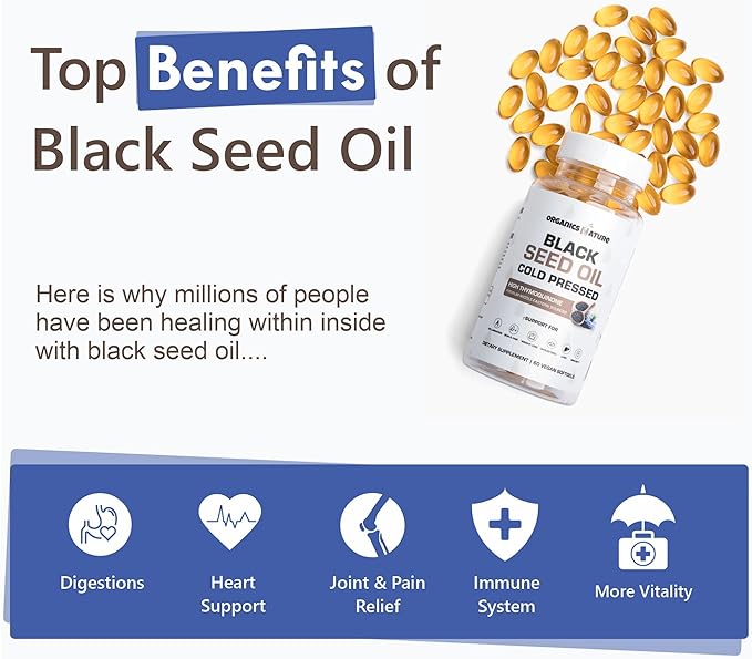 Black Seed Oil Capsules Cold Pressed