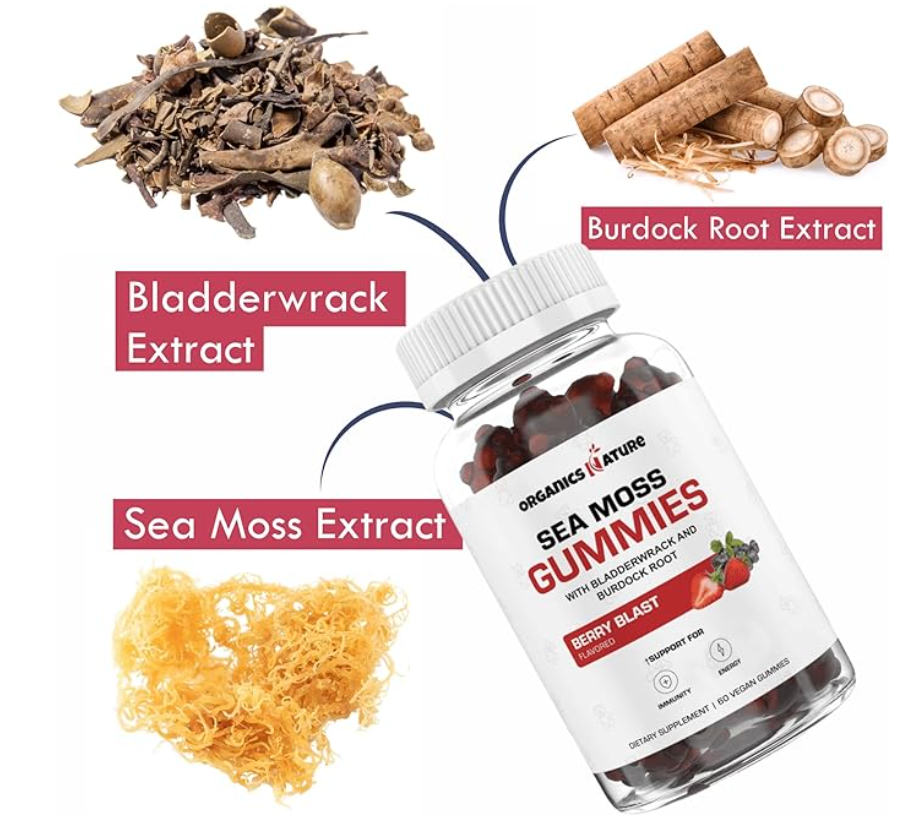 Irish Sea Moss Gummies With Bladderwrack & Burdock