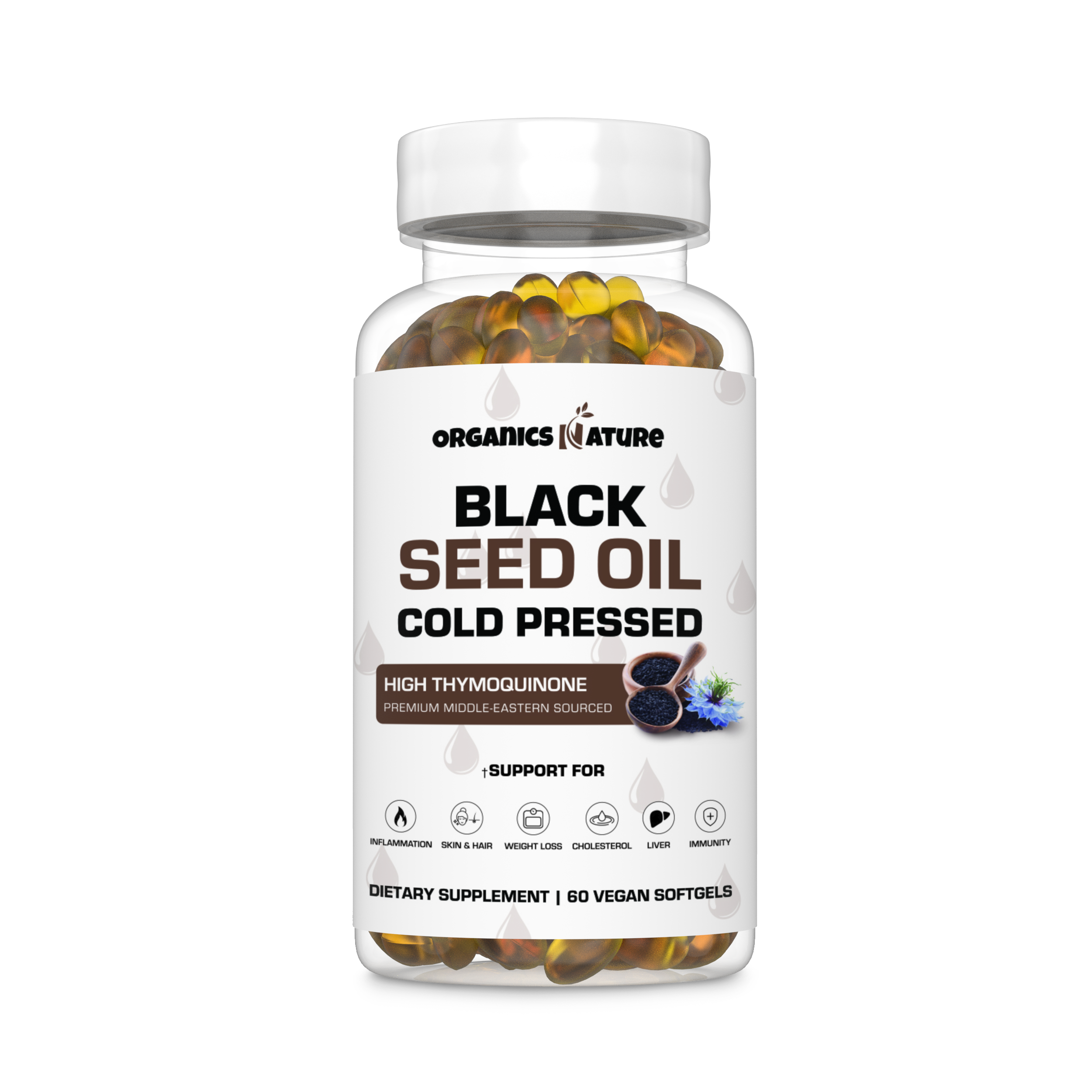 Cold Pressed Black Seed Oil - 3 Bottles