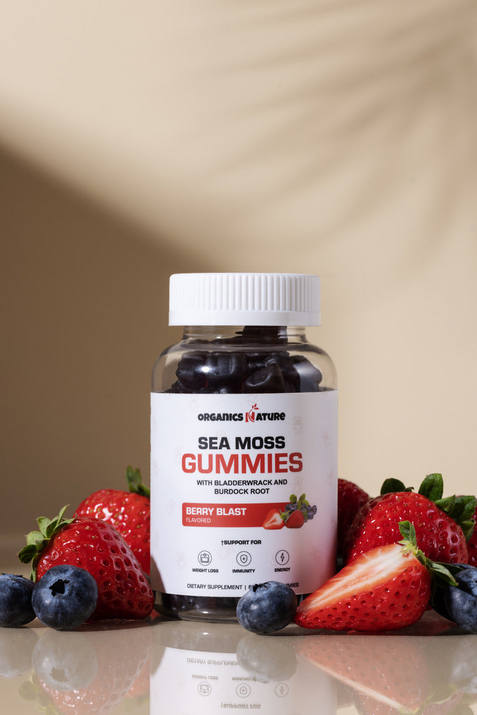 Sea moss gummies strawberry flavor