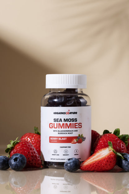 Sea moss gummies strawberry flavor